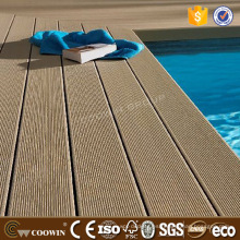 Suelo laminado de madera de la instalación fácil a prueba de humedad de WPC decking de la madera a prueba de humedad